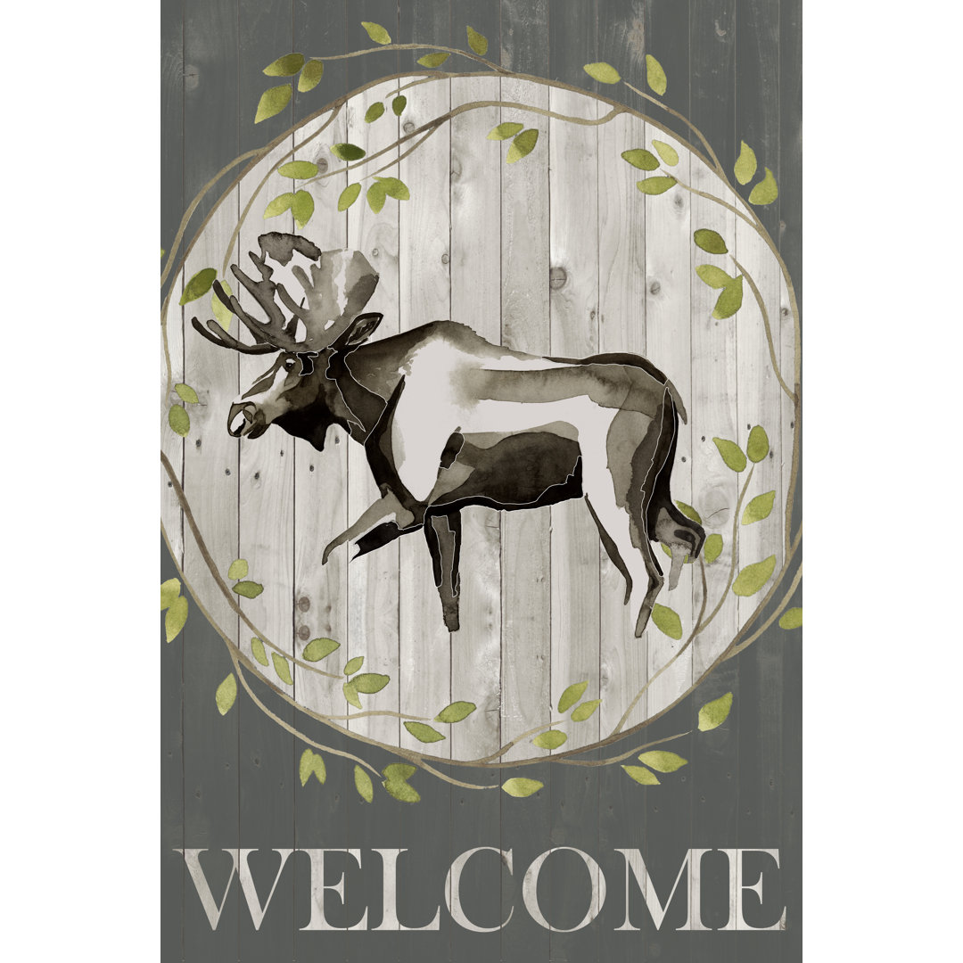 Woodland Welcome IV by Grace Popp - Typography