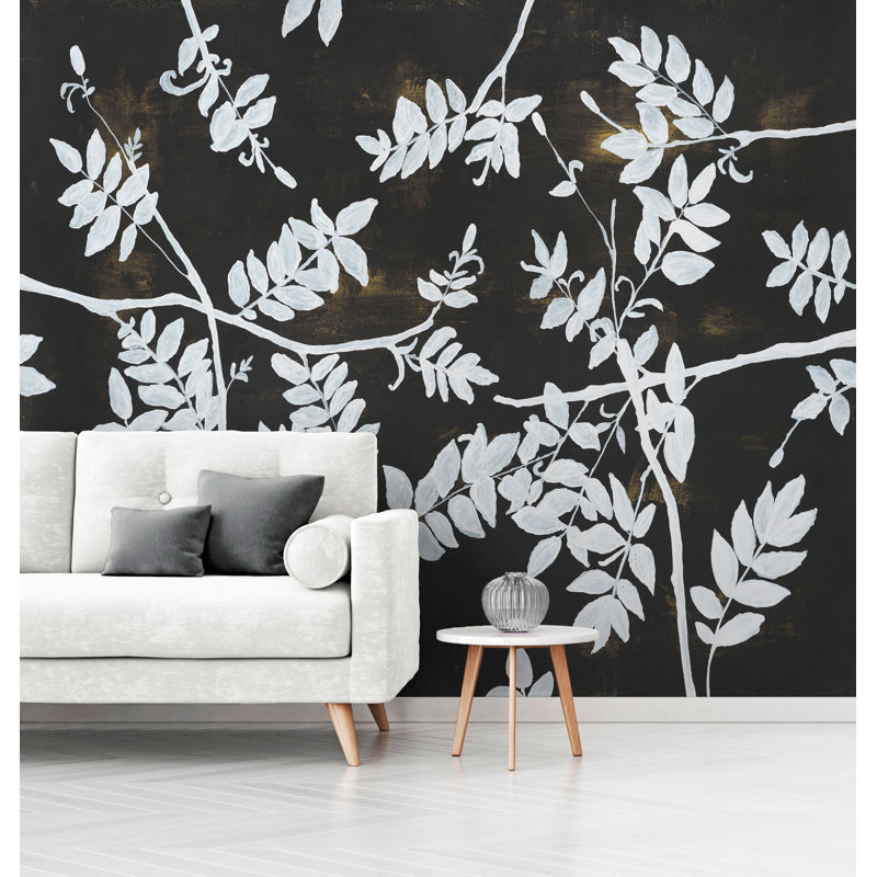 Murale forêt clair de lune forêt au clair de lune,  L 120 po x L 144 po 