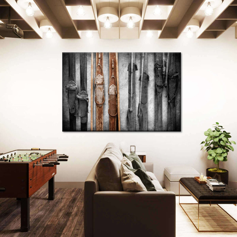 Ski Collection Canvas Print, 32" H x 48" W x 1.25" D