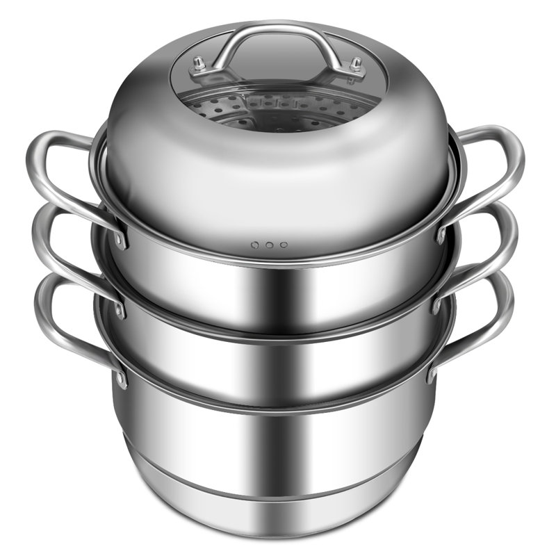 6 - Piece Stainless Steel Cookware Set