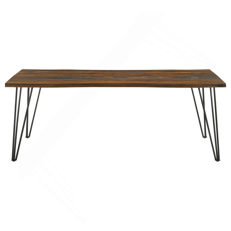 Neve Grey Sheesham Live Edge Dining Table