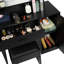 Table de coiffeuse noire