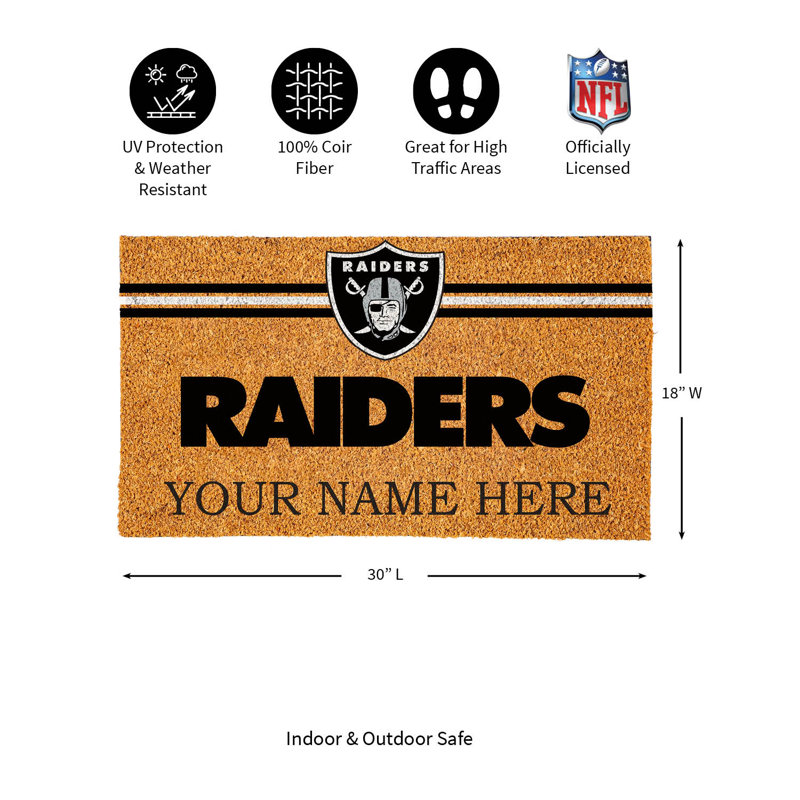 Paillasson Sundoir, Raiders de Las Vegas - NFL, Oui