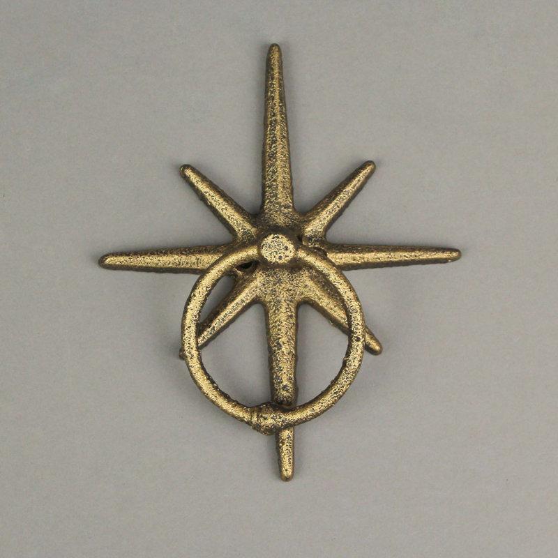 Heurtoir de porte en fonte Starburst