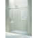 Astro 64 - 68 in. x 78 in. Fully Frameless Glass Sliding Shower Door
