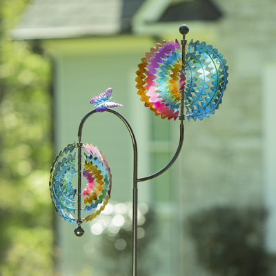 Rainbow Whirl Wind Spinner, 73in