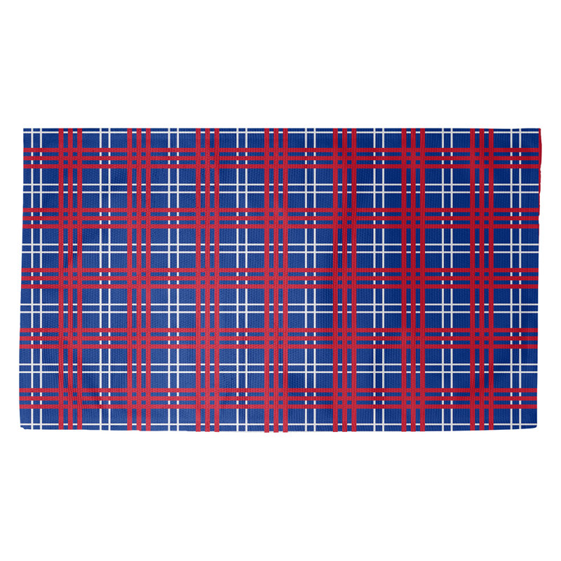 Plaid Indoor Rug, Rectangle 5' x 7'