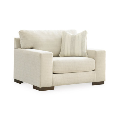 Calloway 51" W Polyester Chair and a Half by Ebern Designs