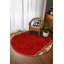 Tapis oriental rouge en polyester imprimé à la machine Susan-688733173