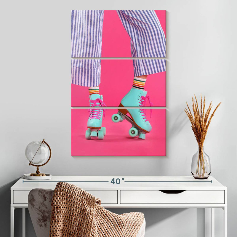 Senne Roller Skater Pose, 32" H x 20" W