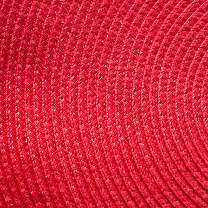 Napperons en polyester, Rouge