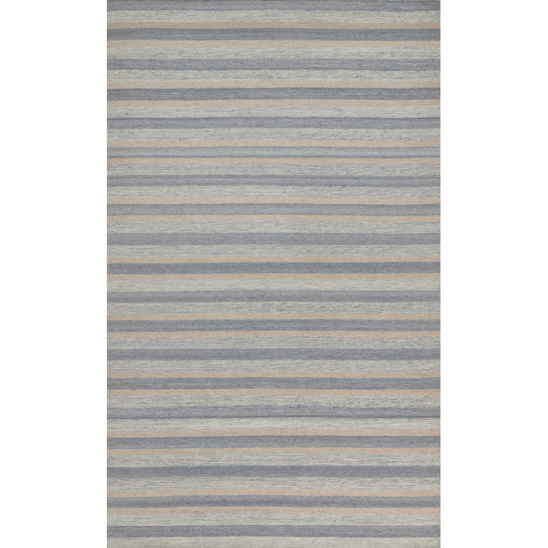 Textures Wool Striped Area Rug, Runner 3' x 12'