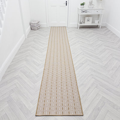 Runner Striped Flatweave Area Rug