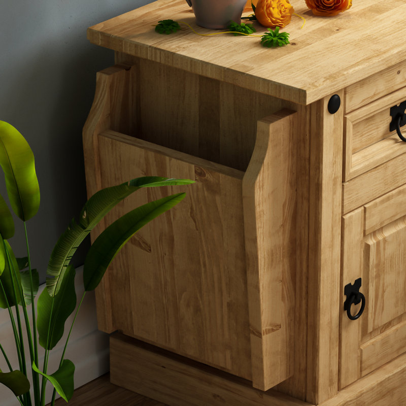 Baggara Solid Wood Free Standing Magazine Rack