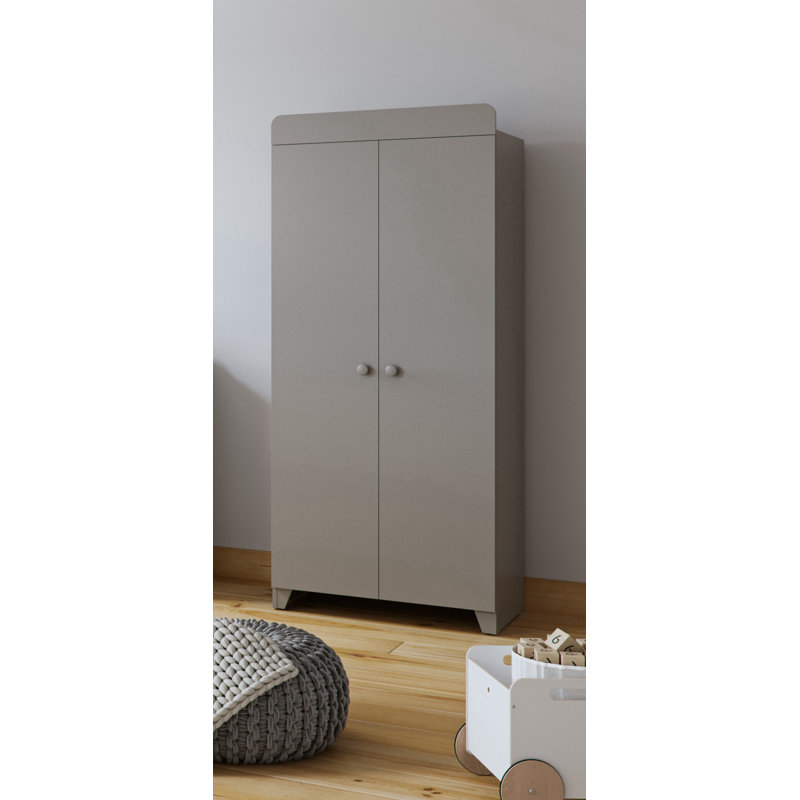 Little Acorns Classic Wardrobe, Light Grey