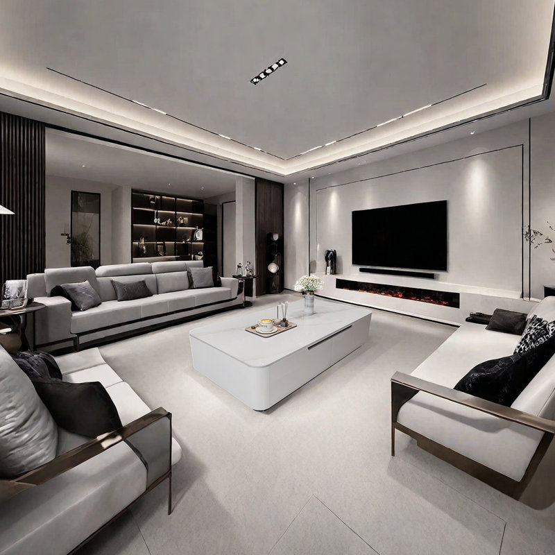 Feltonville, Blanc, H 14,96 po x L 55,11 po x l 27,55 po, Blanc