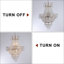 Lustre en cristal Traditional Gold Empire K9-370576701-370576703