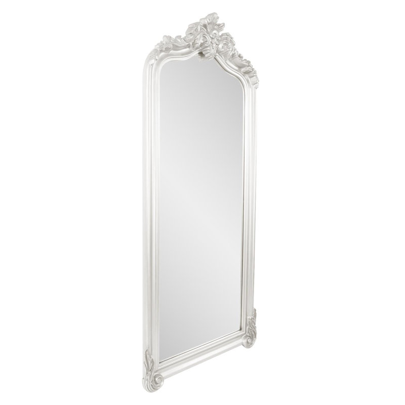 Mahar Wood Mirror, White