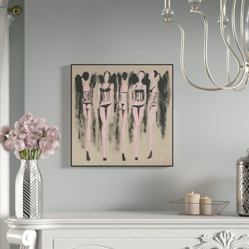 " Lencería " Painting Print, 12" H x 12" W