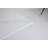Modern Rectangular Tempered Glass Table And Silver Iron Frame