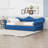 Queen Upholstered Daybed with Built-In LED Light Strips-1722878820