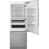 30" Bottom Freezer Built-in Refrigerator, Stainless Steel