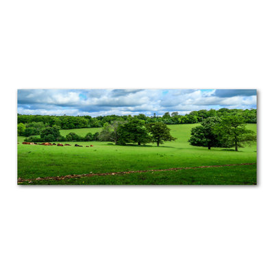 Green Hills - Wrapped Canvas Print