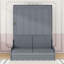 Lit escamotable en bois avec coussin-750417093