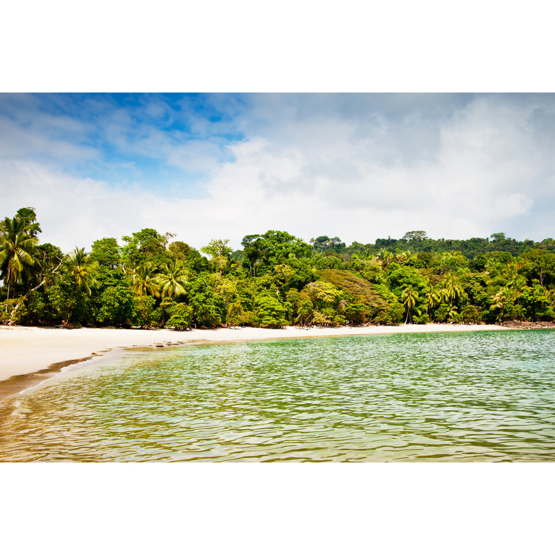 White Sand Beach von Mlenny - Kunstdrucke auf Leinwand ohne Rahmen