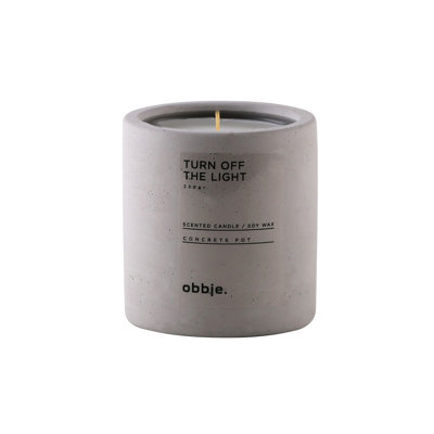 Candly Scented Tumbler Candle with Concrete Holder