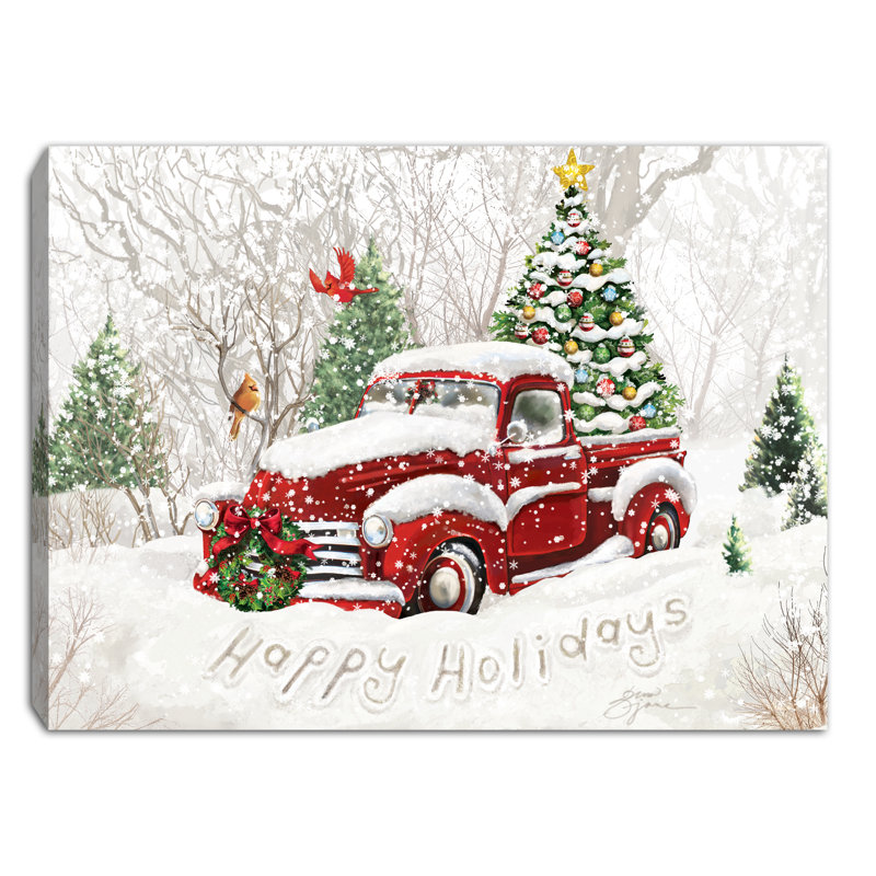 Mini fond de chevalet lumineux 8 x 6 Holiday Tree
