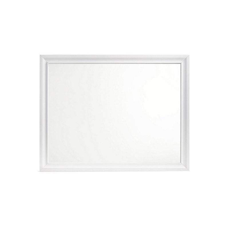 Miroir mural moulé et biseauté