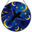 Panneau de vitrail 12 "H Night Sky-798368028