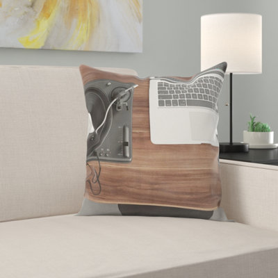 Microsuede Throw Pillow