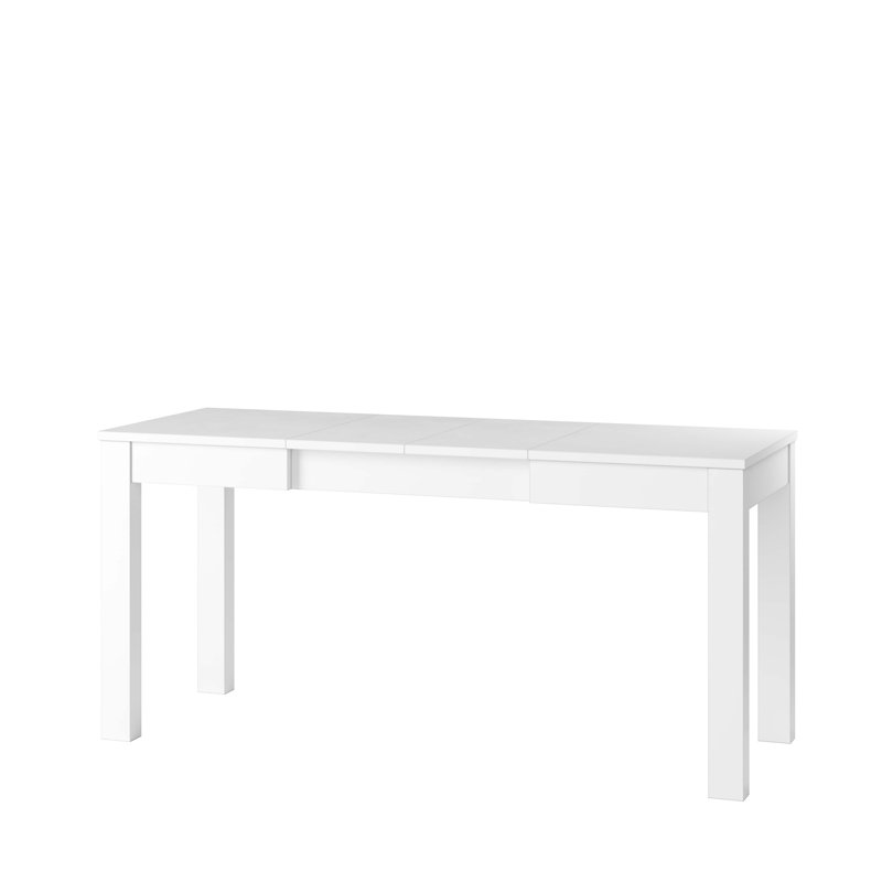 Crownover Extendable Rectangular Dining Table, White