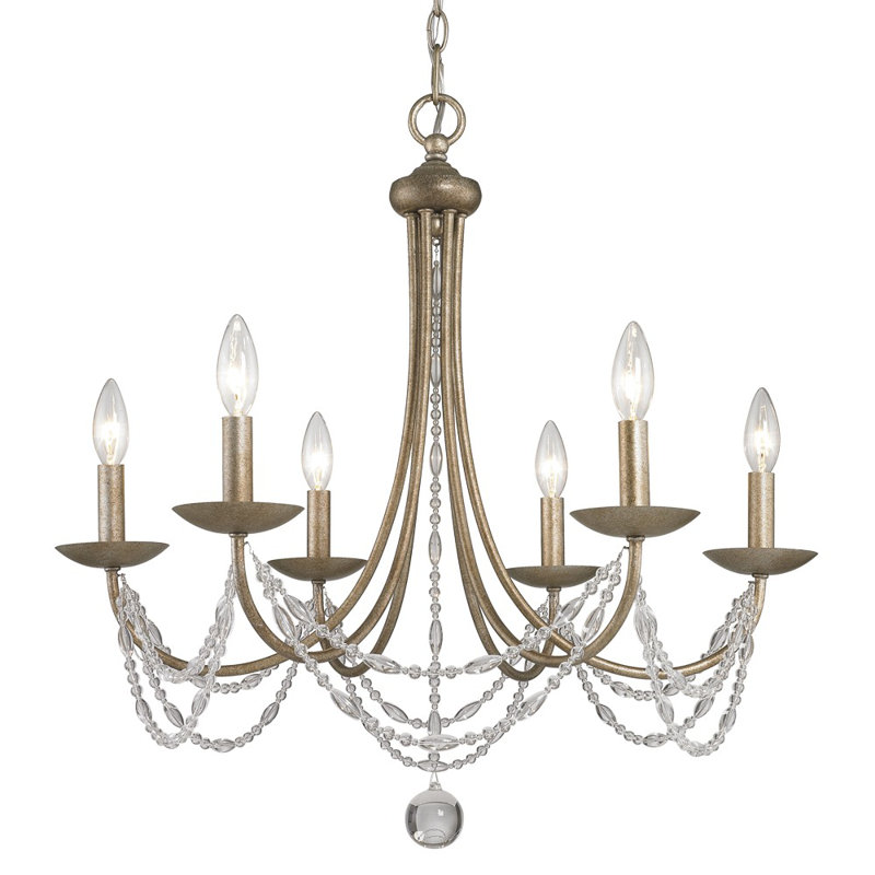 Mbagaya Dimmable Chandelier, Golden Aura