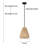 Boan 10" W Rattan Globe Single Pendant-739935945
