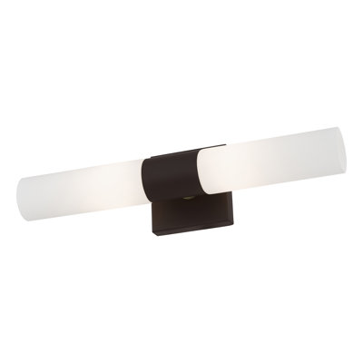 Cailum 2 Light Frosted Dimmable Vanity Light