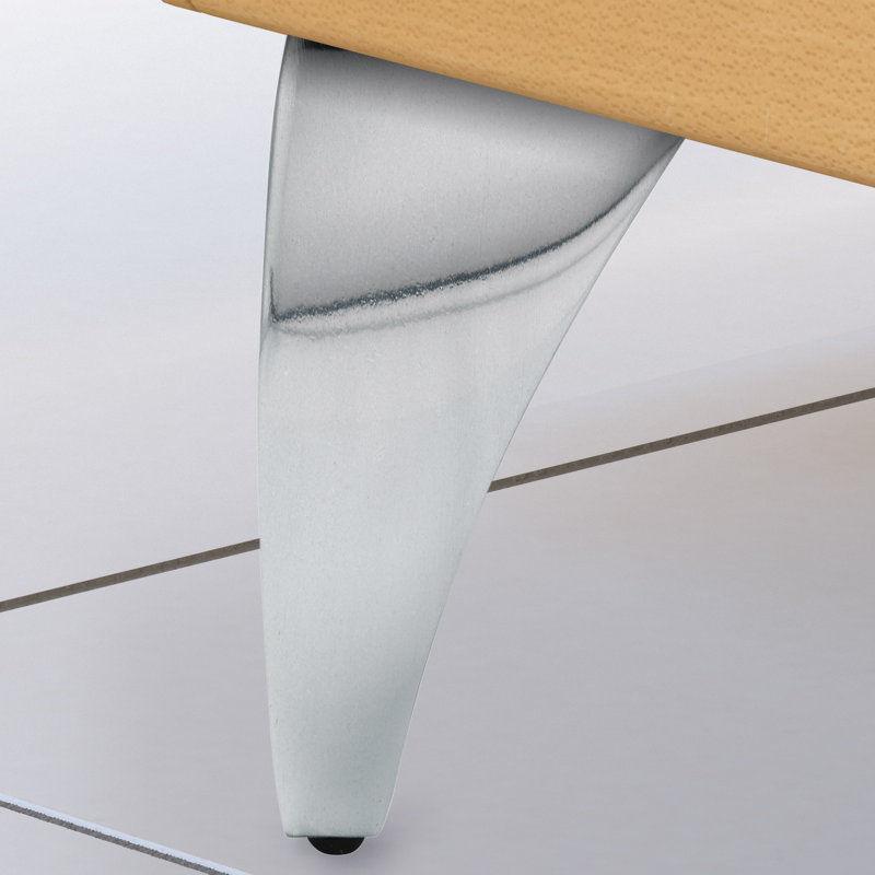 Aluminum Table Legs, Polished Aluminum