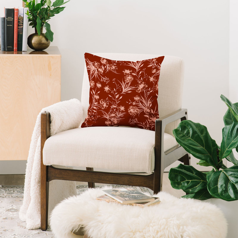 Housse de coussin rectangulaire d'extérieur et insert Gabriela Fuente, 18" x 18"