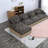 Spacious Chenille L Shaped Sofas, Modern Leopard Style For Home
