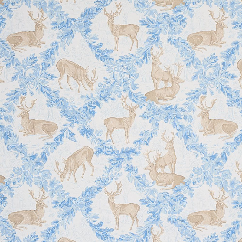 Woburn Meadow Wallpaper, Ice