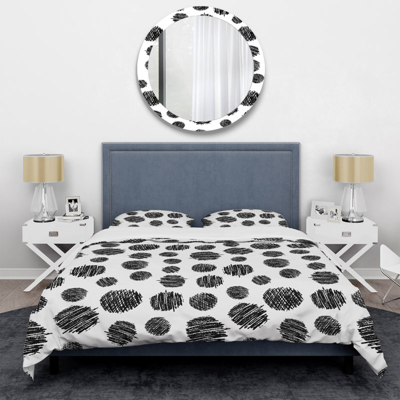 Black Microfiber 2 Piece Duvet Cover Set, Twin Duvet Cover + 1 Standard Sham
