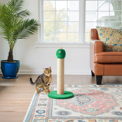 Grattoir 22 "en forme de monstre - Grattoir durable en sisal pour grands chats et chatons