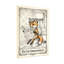 Bain et lessive renard lisant un journal sur la toilette