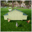 Large Wooden Chicken Coop With 2 Free-Range Doors, 2 Nesting Boxes, And Moisture-Proof Design For Outdoor Use-116521550