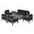 Caggiano 7 - Person Patio Conversation Sets with Cushions