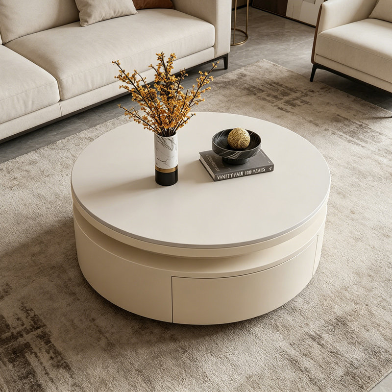 Petrillo, Blanc / Crème, H 13,38 po x L 31,49 po x l 31,49 po