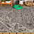 Truman Bohemian Medallion Textured Weave Black/Gray Indoor/Outdoor Rug-1203059586
