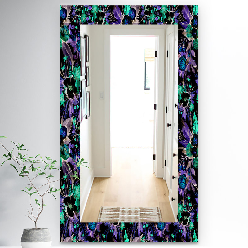 Miroir mural Flowers 13, H 39,4 po x l 29,5 po